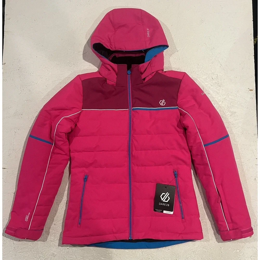 Dare2b Ared VO2 Stretch 20000 Ski Jacket Pink Size 15/16 Years Old Winter‎